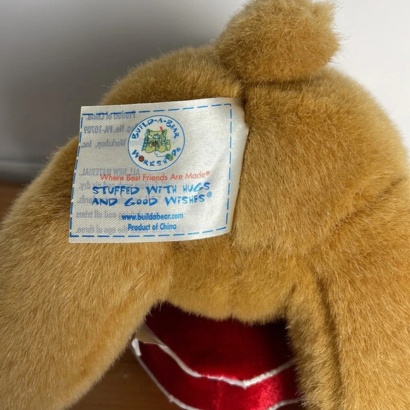 Build-A-Bear Stuffed Animal with I Love You Heart pillow Teddy Plush Toy - Picture 6 of 14